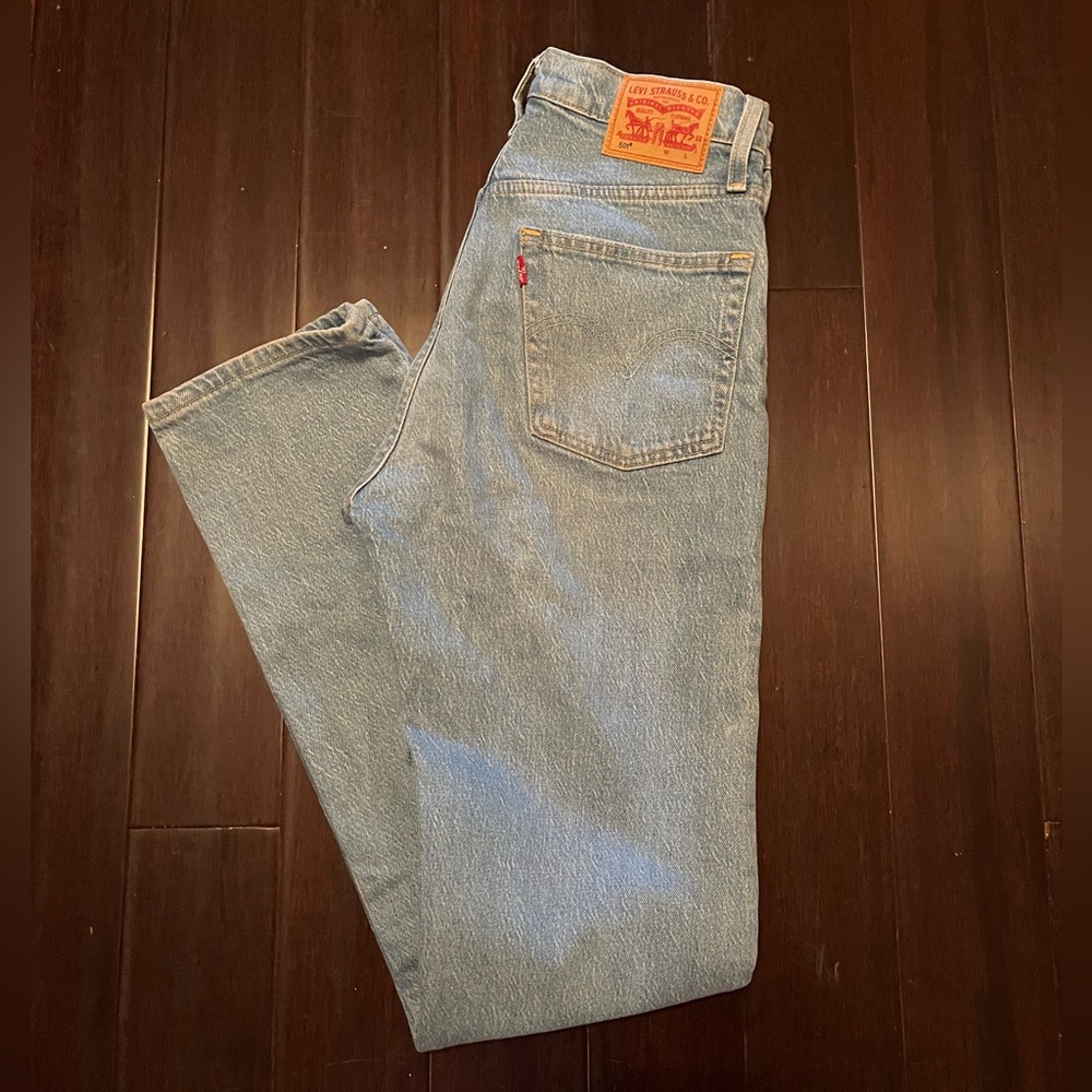 LEVIS 501 Jeans light wash W 26 L 32 Women